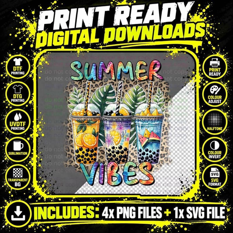 Summer ... So Exciting! Summer T-Shirt Png SVG Digital Bundle