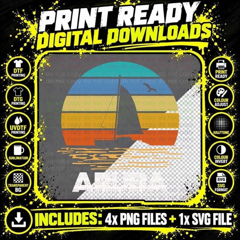 Aruban Tropical Island Aruba Beach Summer Vacation Png SVG Digital Bundle