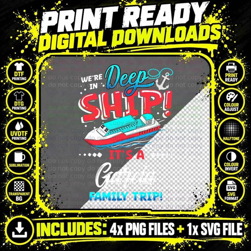 Personalized Garcia Family Cruise Trip T-Shirt Png SVG Digital Bundle