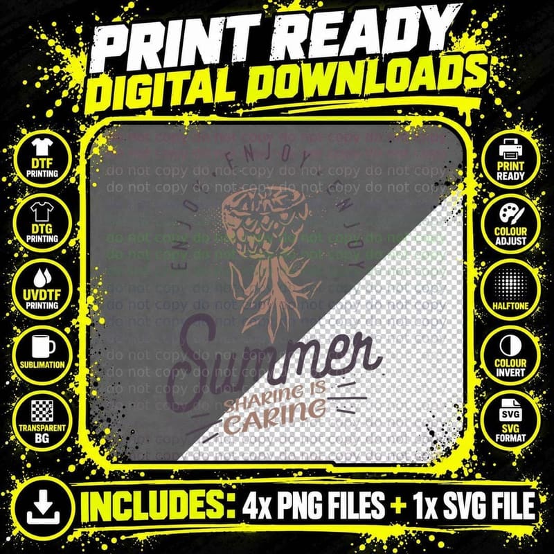 Sci-Fi Dimension Pineapple Swinger T-Shirt, Summer Vibes Png SVG Digital Bundle