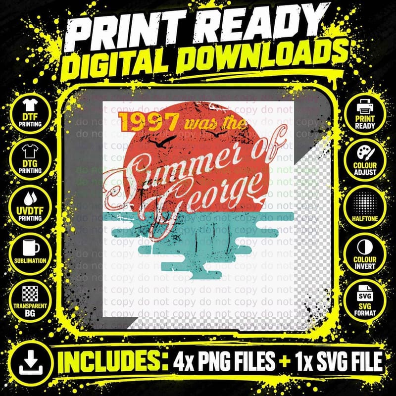 The Summer of George 1 T-Shirt Png SVG Digital Bundle