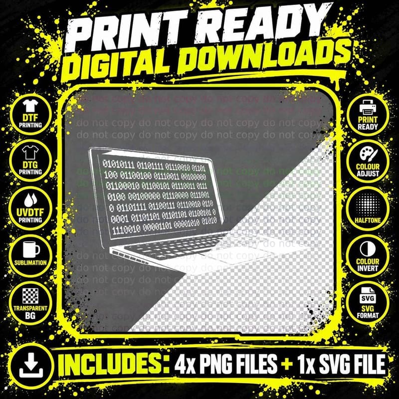 Coder Programming Coding - Software Engineer Programmer Png SVG Digital Bundle
