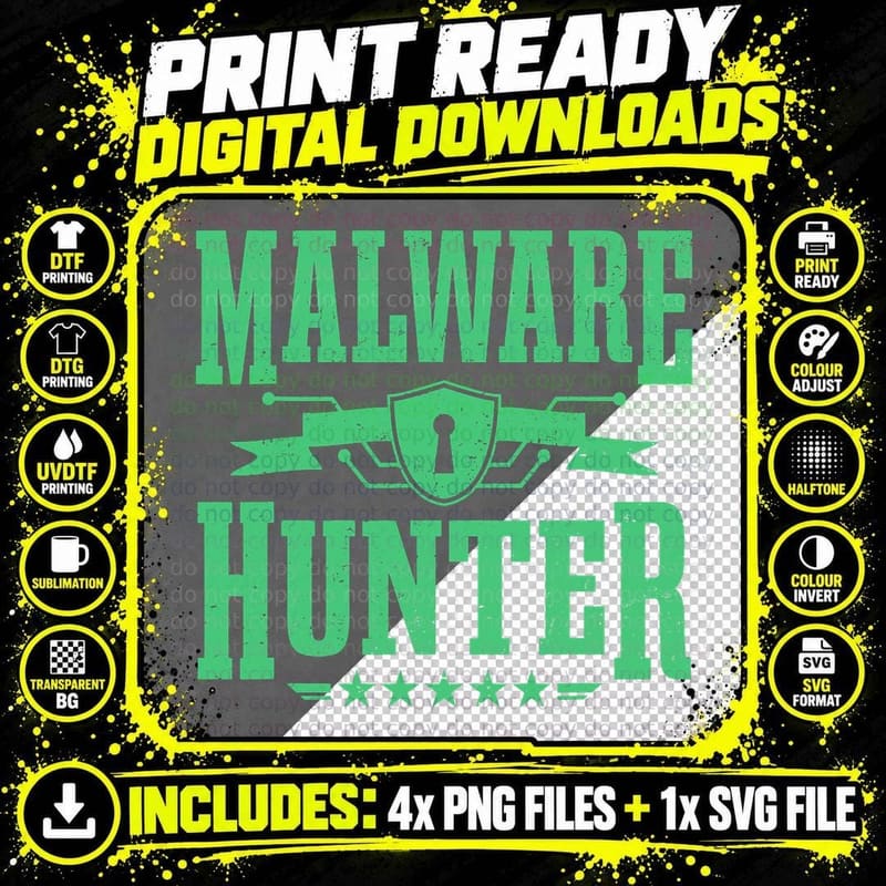 Cybersecurity Outfit Computer Security Computer Engineer Png SVG Digital Bundle