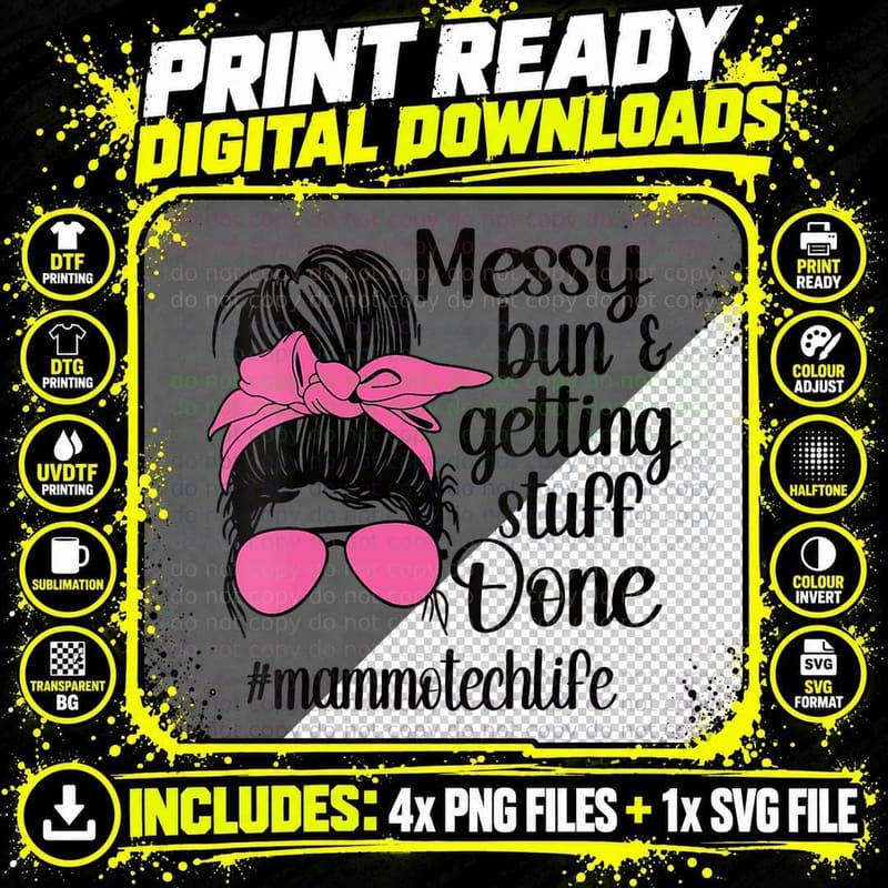 Mammography Technologist Mammo Tech Life Png SVG Digital Bundle