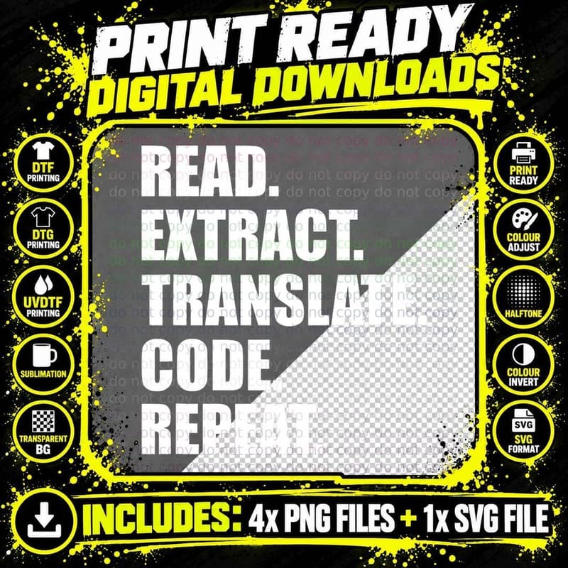 Medical Coder Read Extract Translate Code Medical Coding Png SVG Digital Bundle