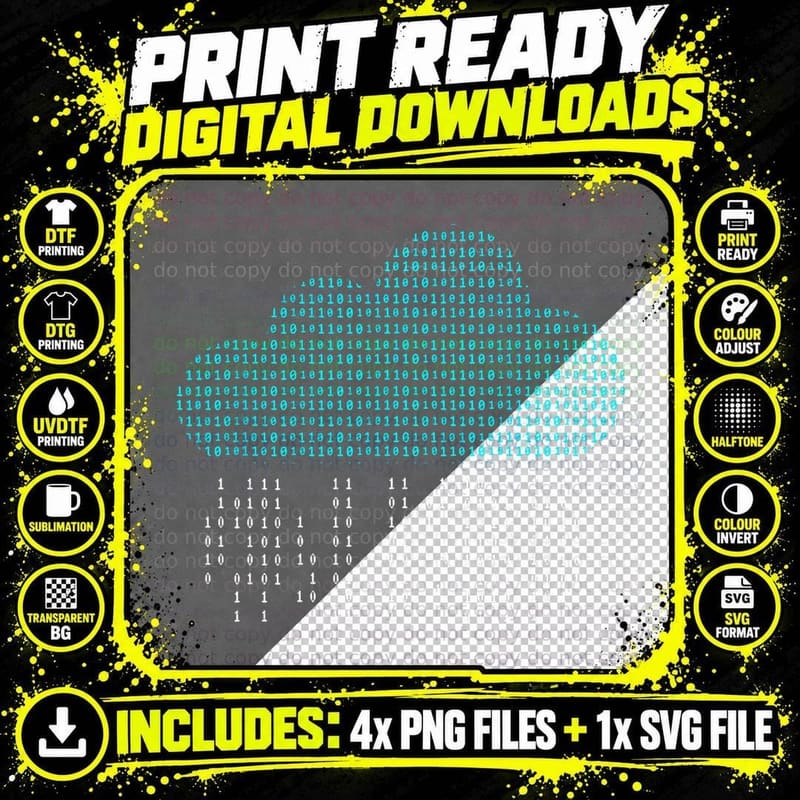Software Engineer Programming Computer Developer Coder Png SVG Digital Bundle