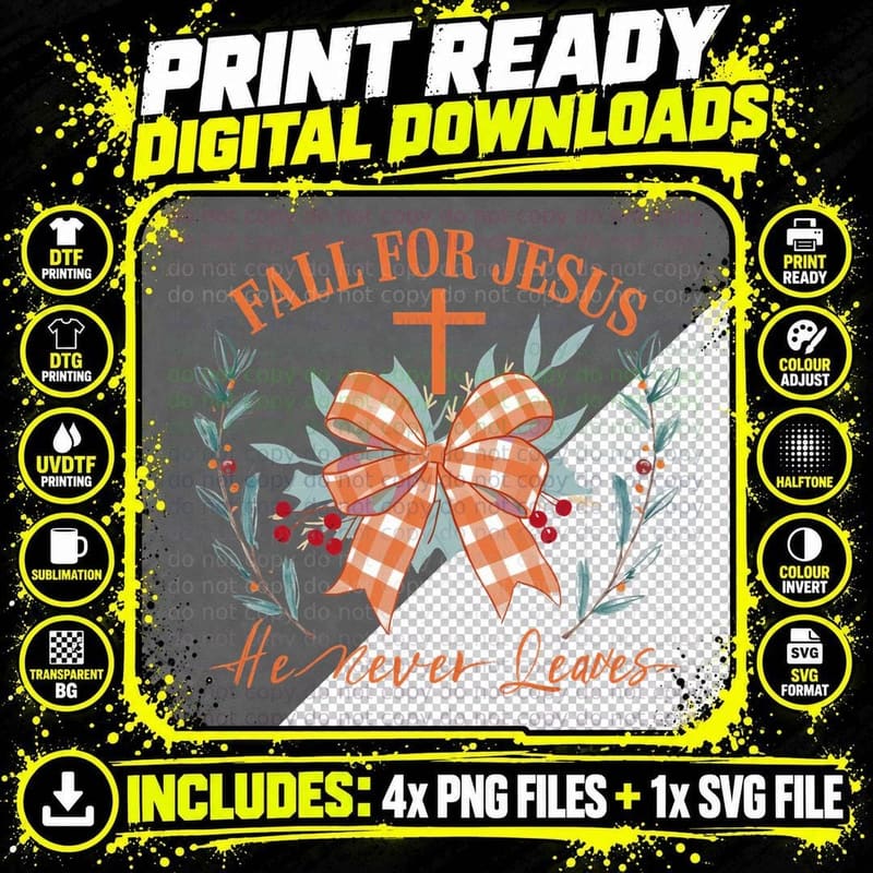 Fall in Love with Autumn Fall T-Shirt Png SVG Digital Bundle