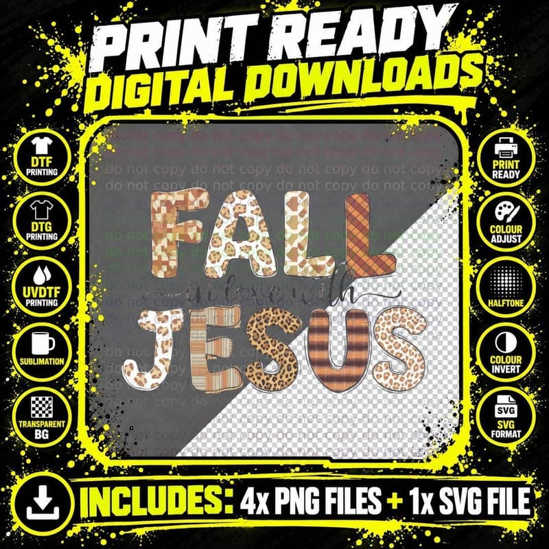 Fall in the Air Fall T-Shirt, Boots Umbrella Leaves Fall Png SVG Digital Bundle