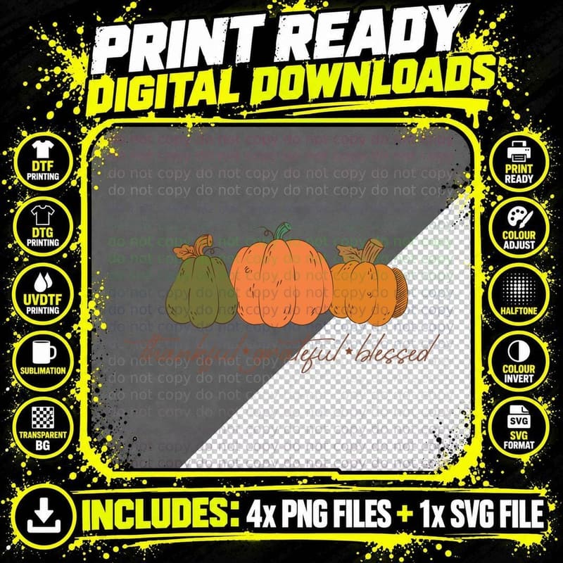 Heart Shape Fall Harvest Items Fall T-Shirt Png SVG Digital Bundle