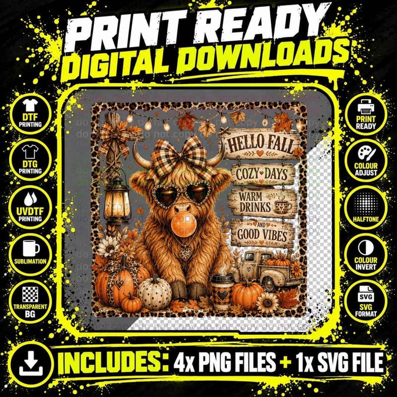 Here for Pie Fall T-Shirt, White Frame Outline Pumpkins Png SVG Digital Bundle