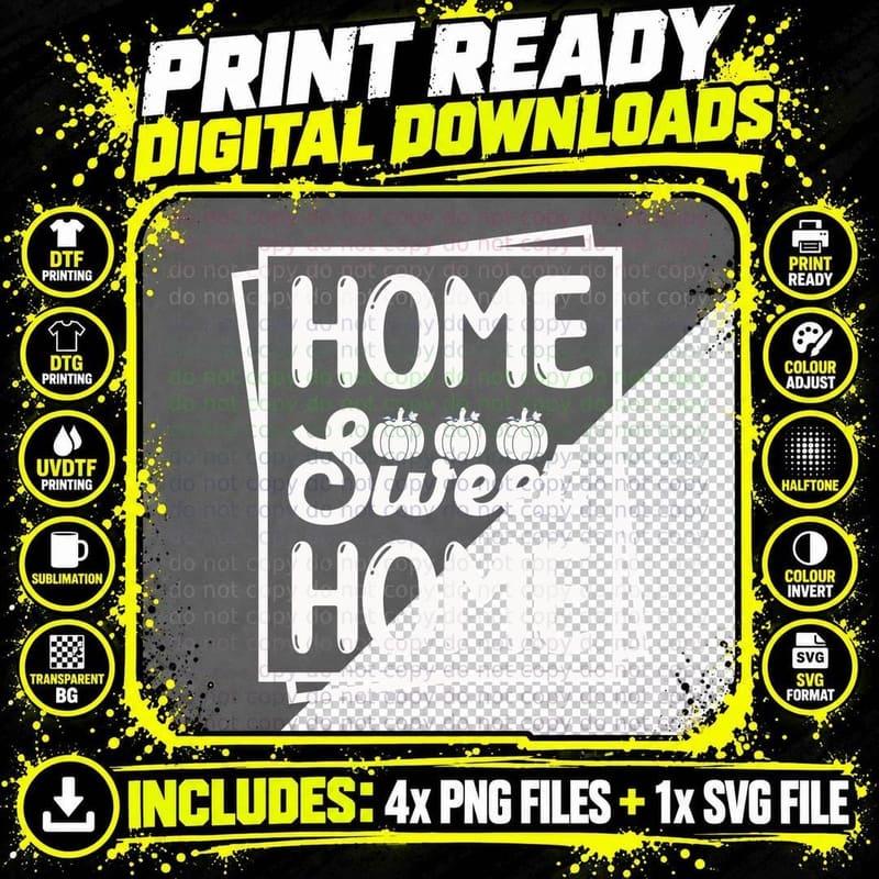 Very Dark Barely Visible Design Fall T-Shirt Png SVG Digital Bundle
