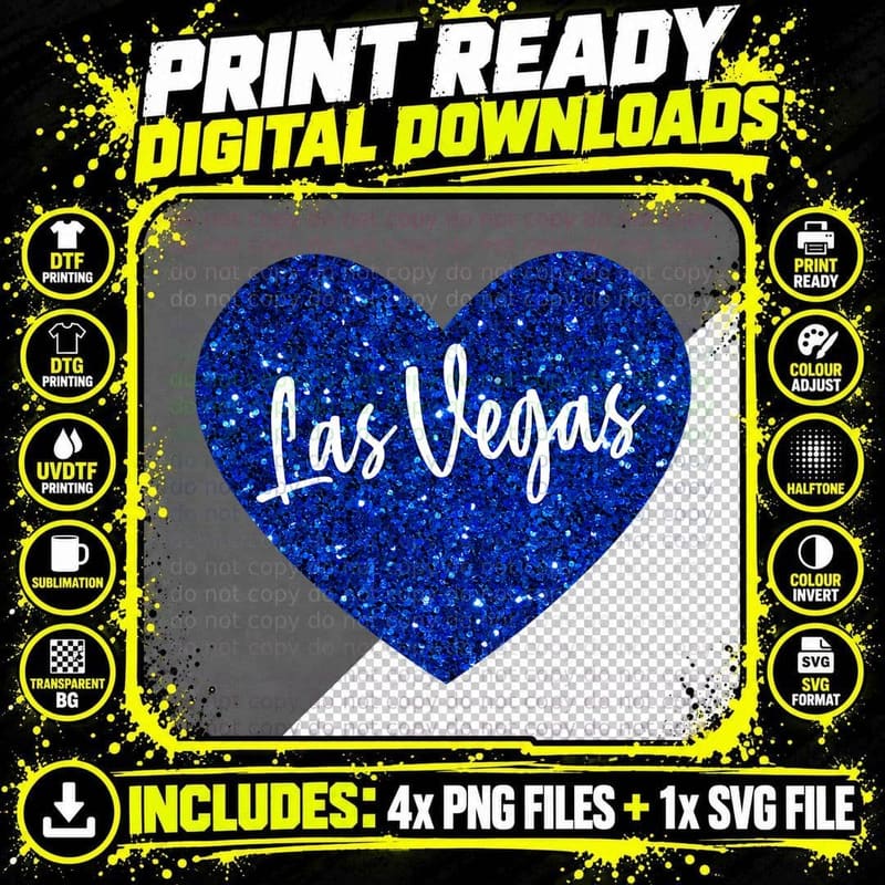 Las Vegas Nevada Travel for Women T-Shirt Png SVG Digital Bundle