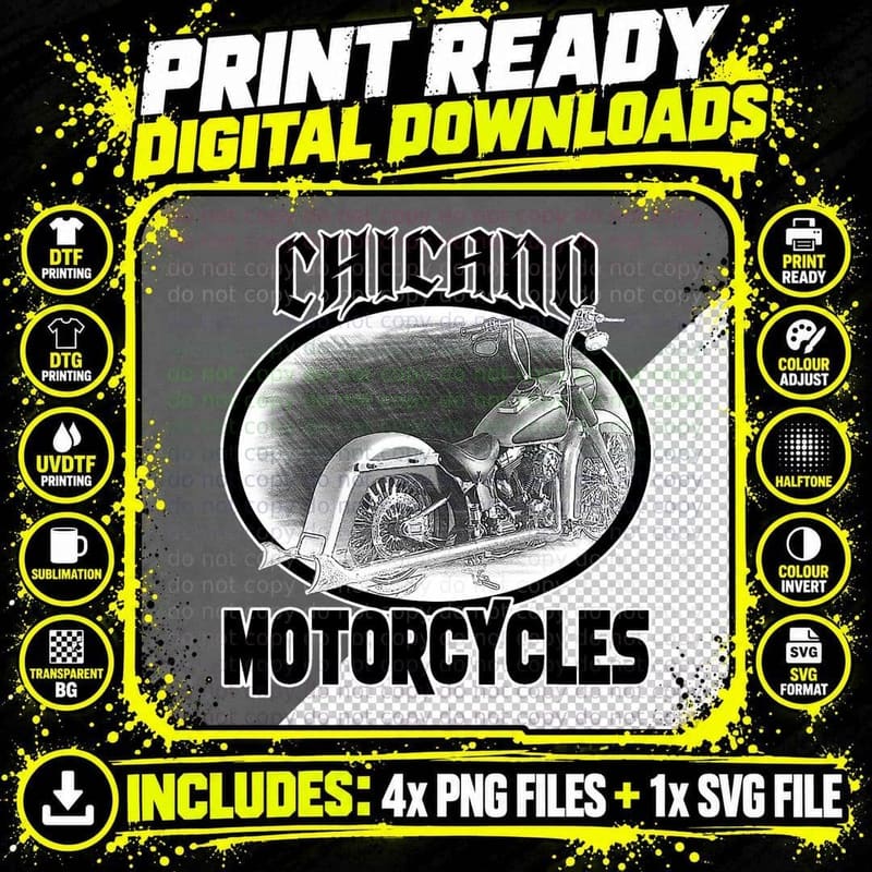 Chicano Cholo Latino Style Biker Mens Chicano Png SVG Digital Bundle