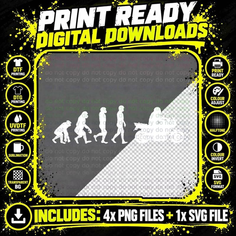 Evolution Motorcycle I Bike Street Bike Motorcycle Png SVG Digital Bundle