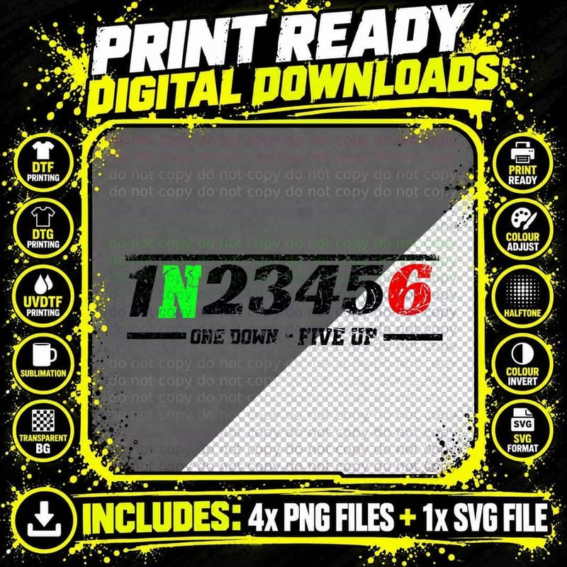 Motorcycle Gear 1N23456 Motorcycle Gift Vintage Look Png SVG Digital Bundle