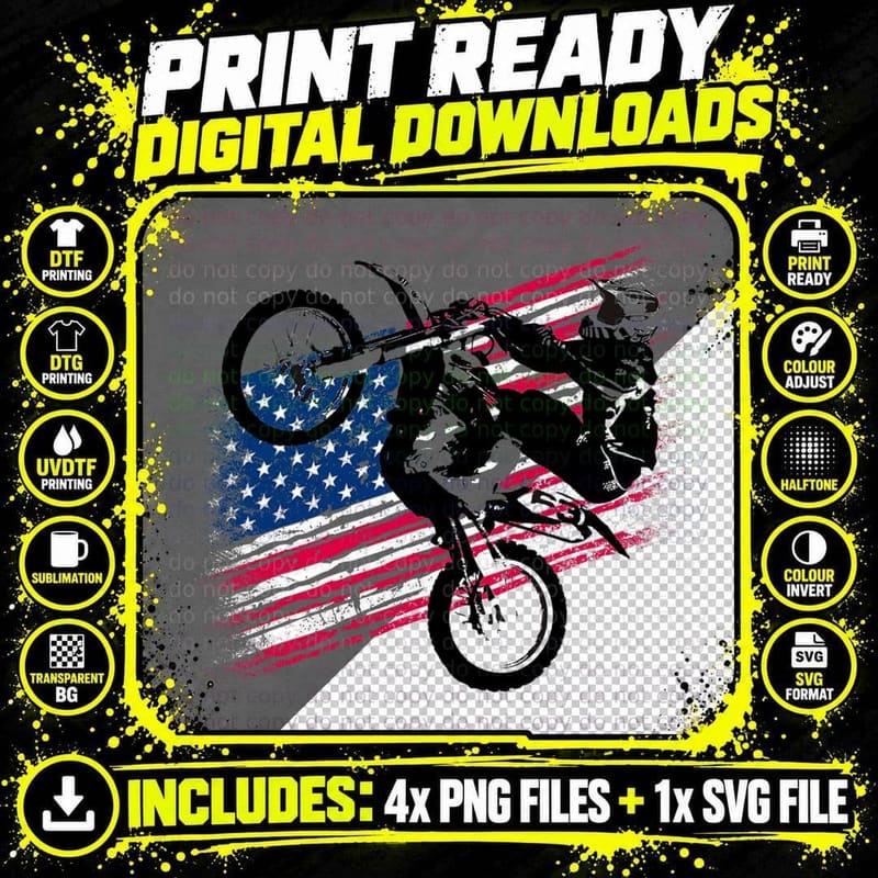 Supercross Shirt Motocross Shirt Gear Love Race Png SVG Digital Bundle