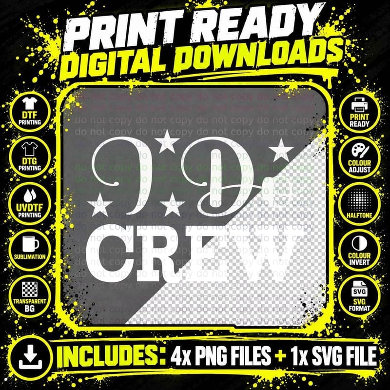 I Do Crew Wedding T-Shirt, Wedding Party Stars Graphic Png SVG Digital Bundle