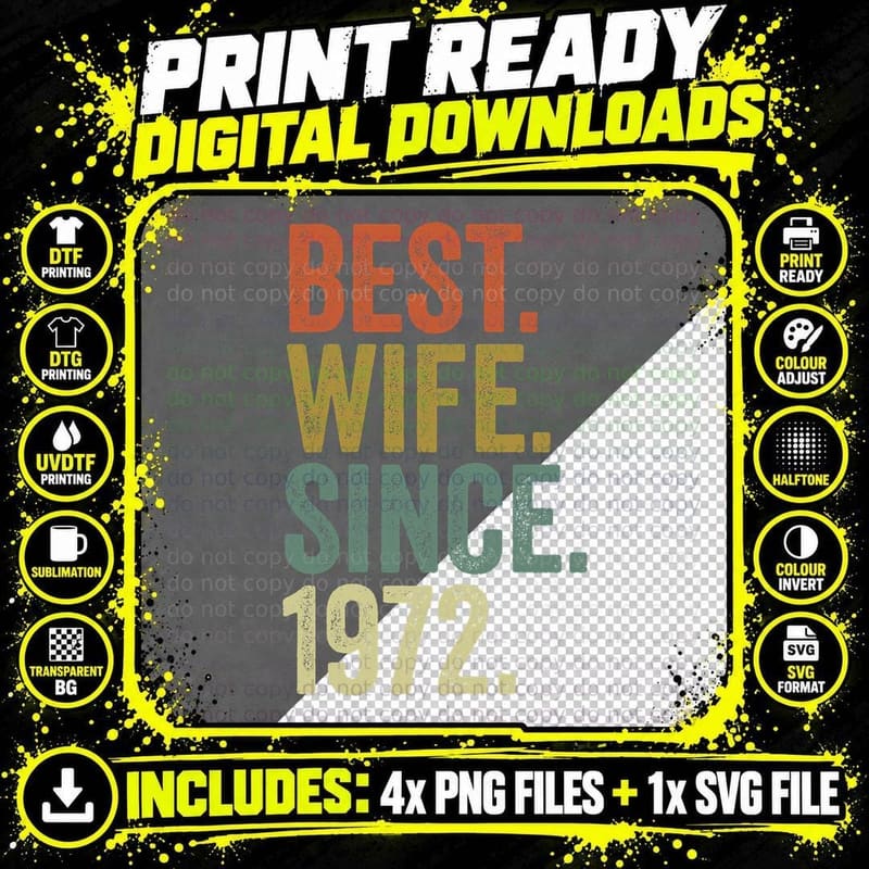 Women 50th Wedding Anniversary Shirts Png SVG Digital Bundle