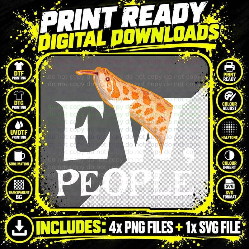 Hognose Snake T-Shirt, Western Animal Print Png SVG Digital Bundle