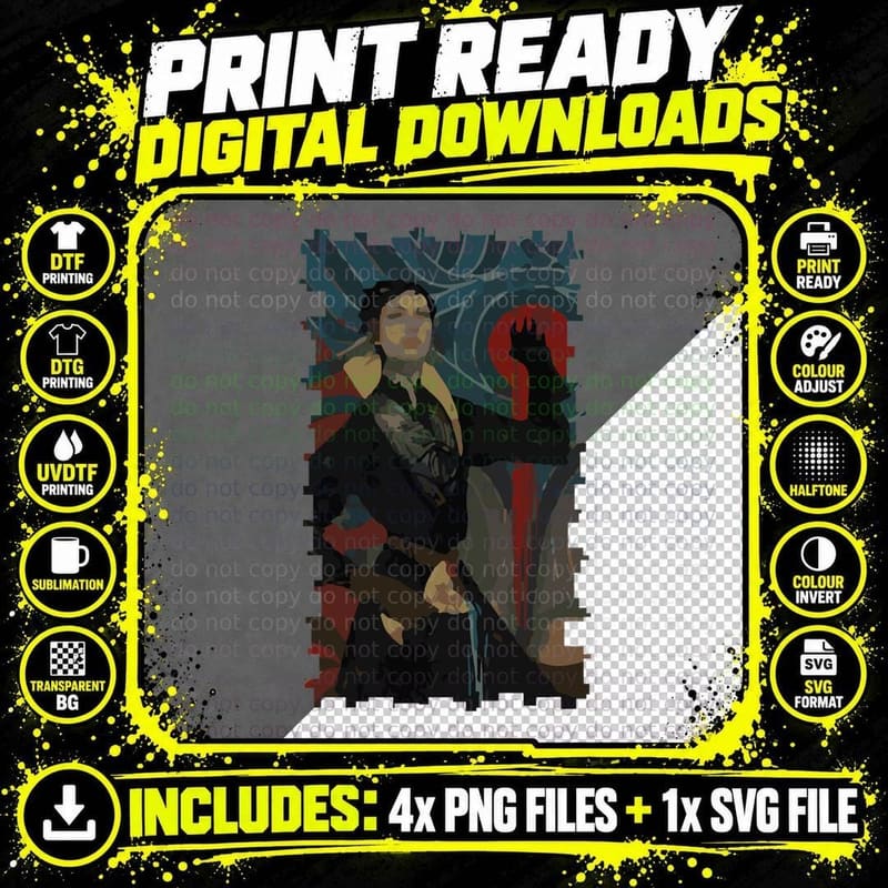 Cassandra Tarot Card 2 T-Shirt Png SVG Digital Bundle