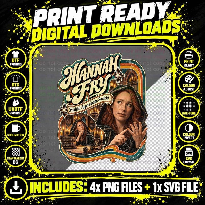 Hannah Faithful Appreciation Society Round Table Murder Mystery Maths T-Shirt Png SVG Digital Bundle