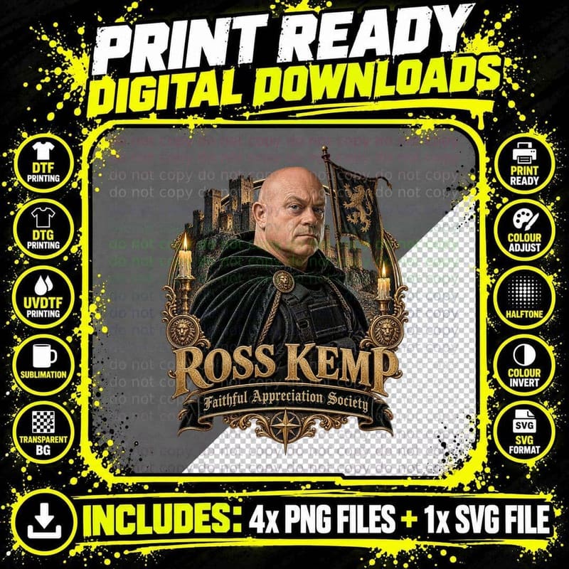 Ross Faithful Appreciation Society Cloak Castle Banner Murder Mystery T-Shirt Png SVG Digital Bundle
