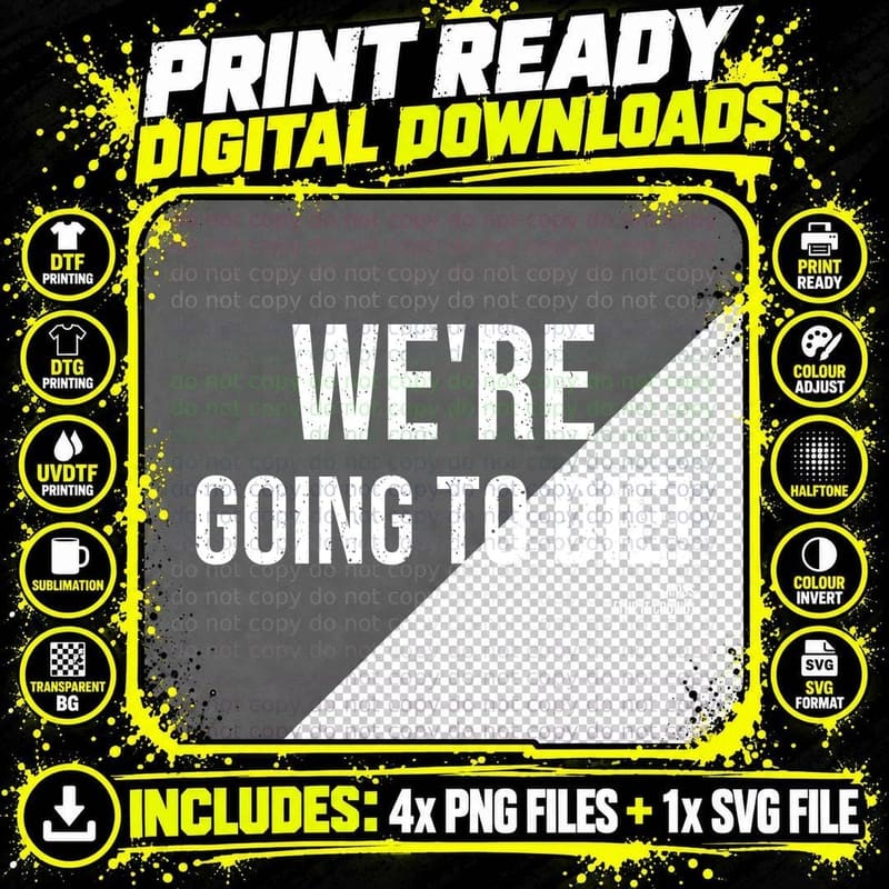 We're Going To Die Moss Funny IT Geek Office Sitcom Panic Quote Nerd T-Shirt Png SVG Digital Bundle