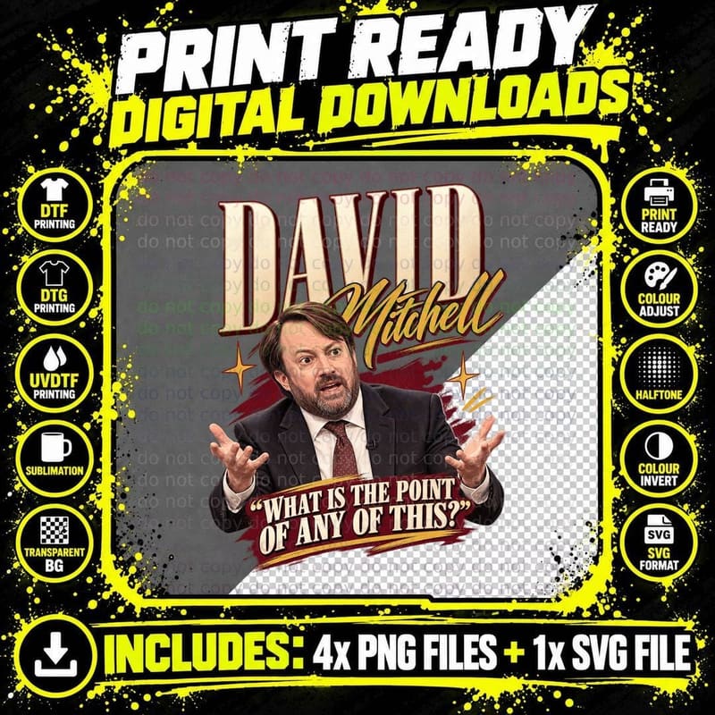 David What Is The Point Of Any Of This Panel Show Comedian Rant Quote T-Shirt Png SVG Digital Bundle