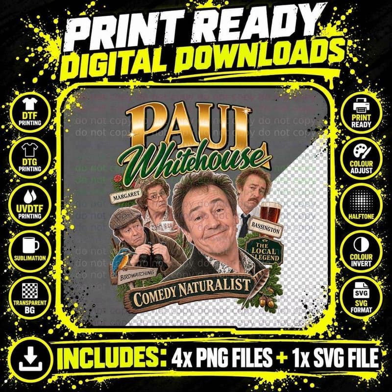 Paul Comedy Naturalist The Local Legend Appreciation Club Birdwatching T-Shirt Png SVG Digital Bundle