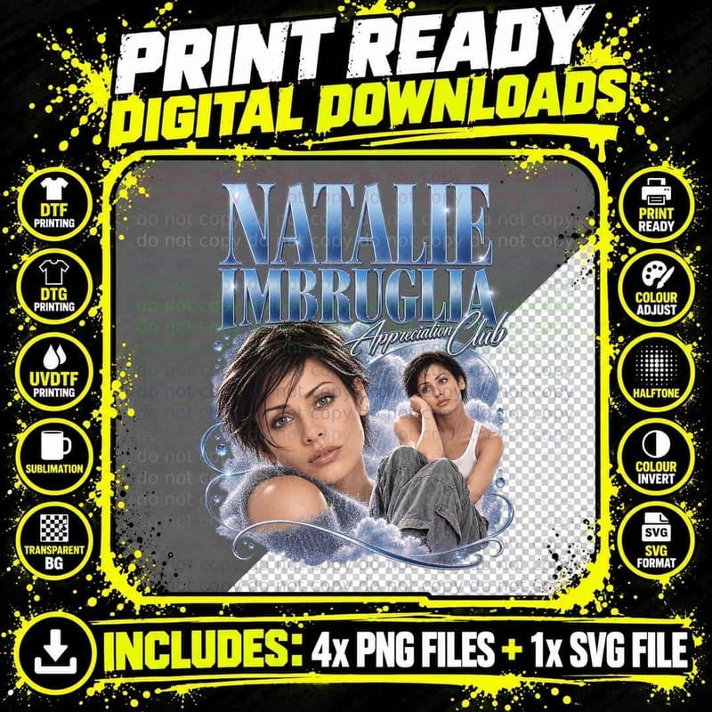 Natalie Torn Appreciation Club 90s Pop Singer Pixie Cut Retro T-Shirt Png SVG Digital Bundle