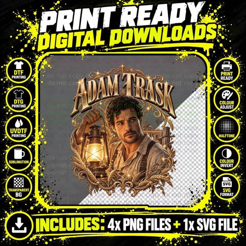 East of Eden Vintage Adam Trask Rural Farmer Christopher Png SVG Digital Bundle