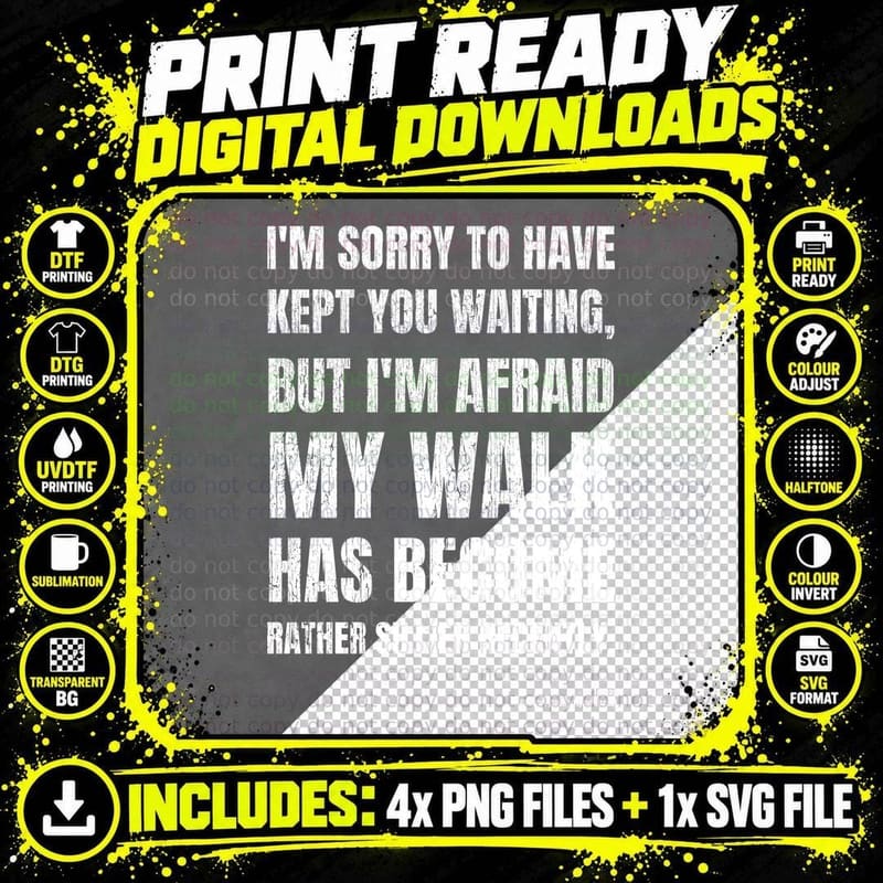 Ministry Of Silly Walks My Walk Has Become Sillier Monty Png SVG Digital Bundle