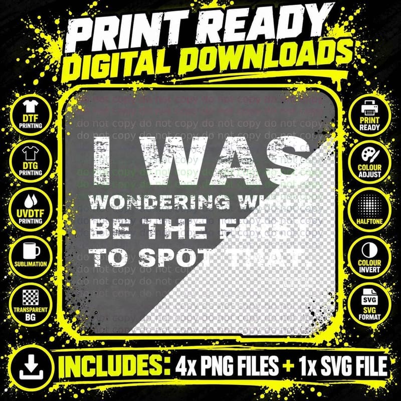 Wondering Who'd Be The First To Spot That Mainwaring Png SVG Digital Bundle
