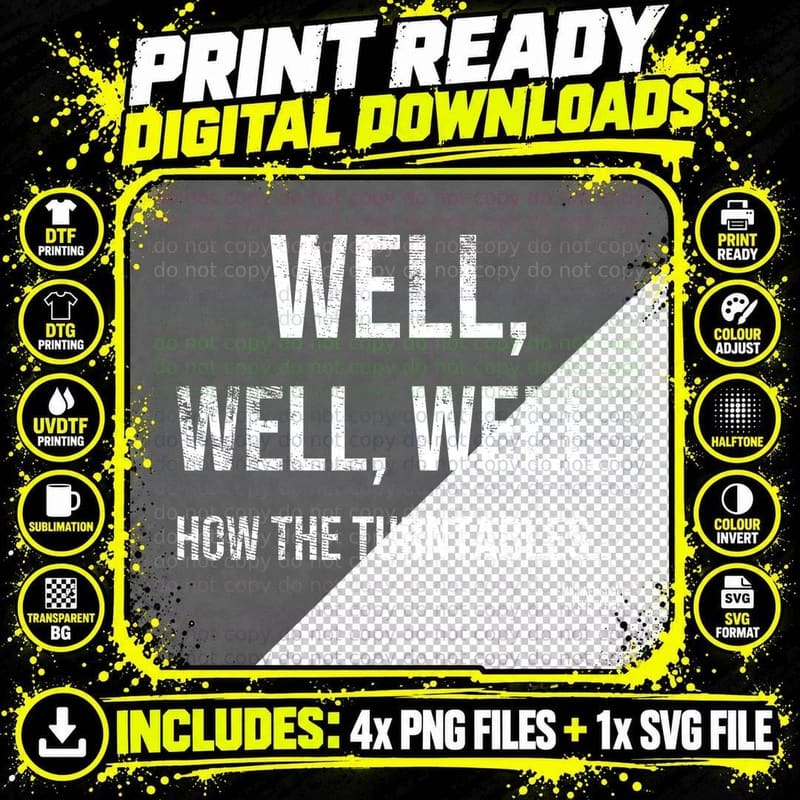 Well Well Well How The Turntables Michael Scott The Png SVG Digital Bundle