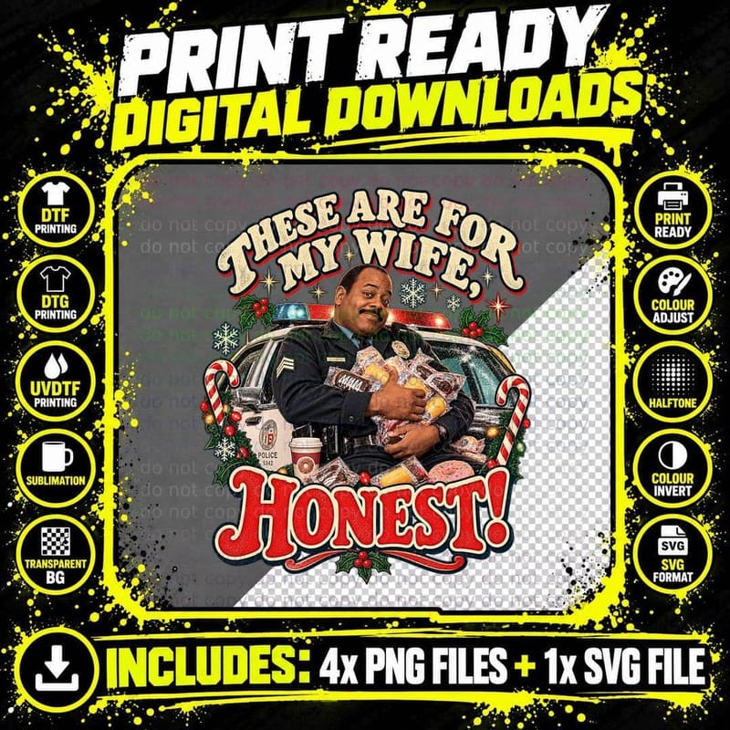 Vintage Sgt Al Powell Christmas Movie Retro T-Shirt Png SVG Digital Bundle