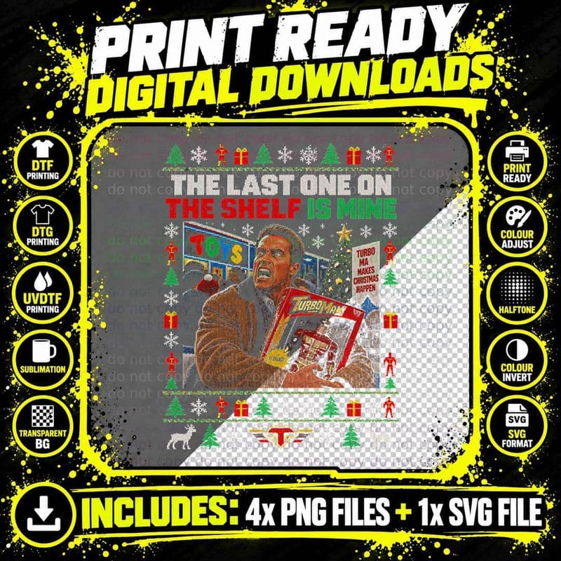 Howard Langston Christmas Xmas Jumper Jingle All the Way Png SVG Digital Bundle