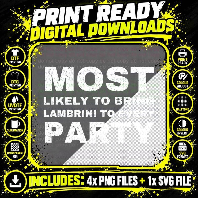 Most Likely To Bring Perry To Every Party Christmas Png SVG Digital Bundle