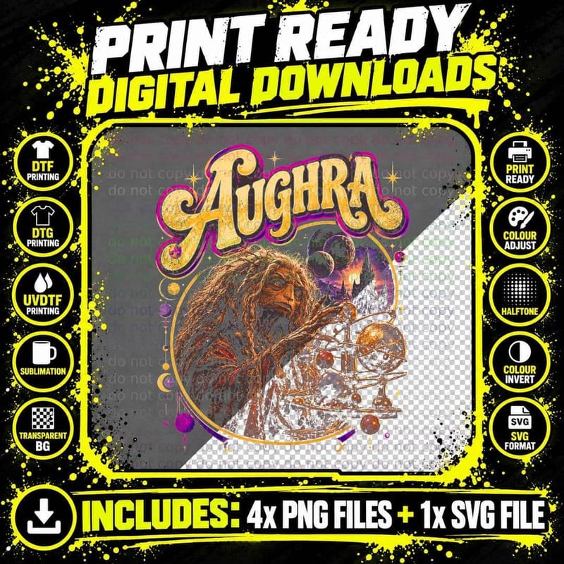 The Dark Crystal Vintage Aughra Astronomy Fantasy Movie Png SVG Digital Bundle