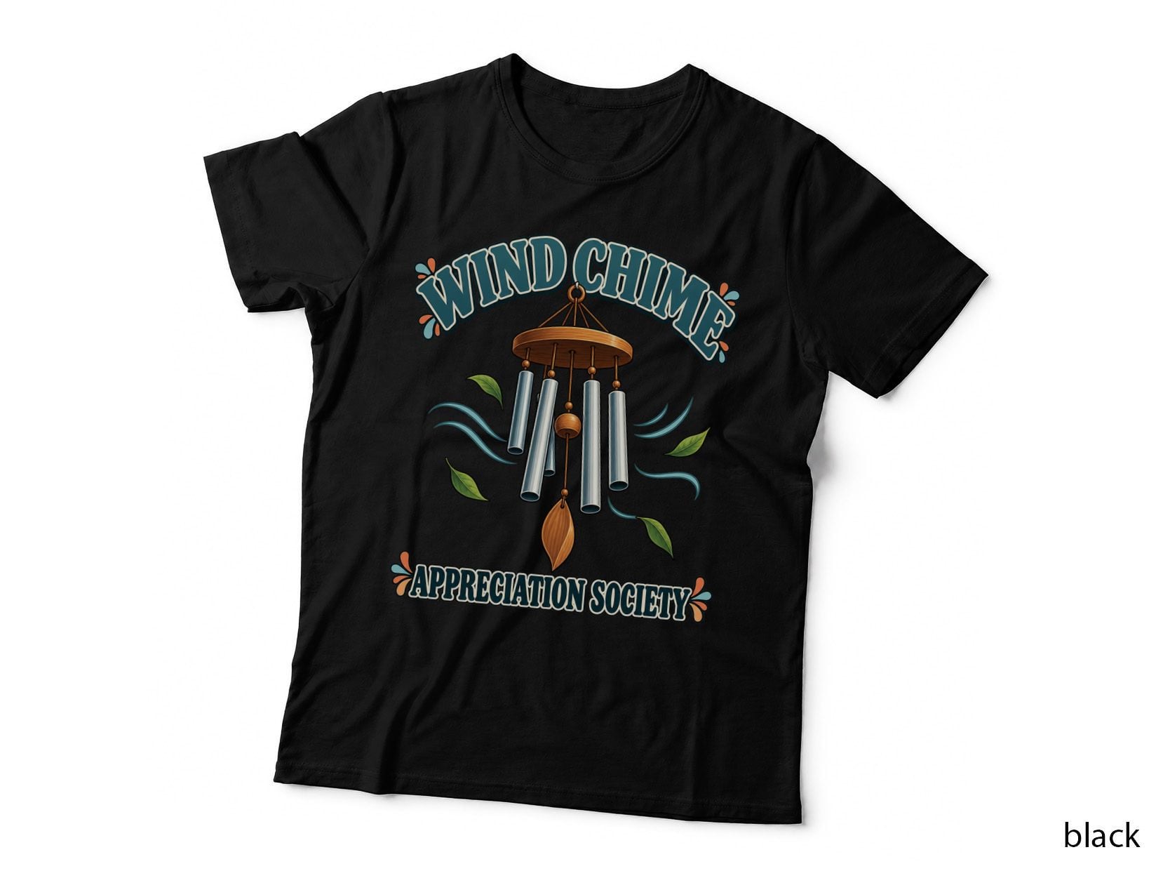 Wind Chime Appreciation Society Mid Century Retro Garden Windchime Lover T-Shirt